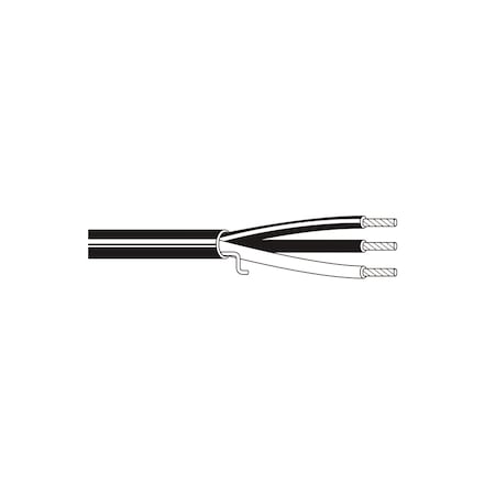 Belden 22-3C STR BC PP, PVC JKT GRY CMR 75C, 1000' REEL, 1000FT 5501UE 0081000